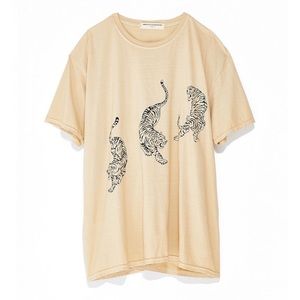 Urban Outfitters - Project Social T - Tiger Overdyed T-Shirt - Size: S/M